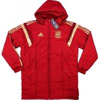 2016 2017 spain adidas padded jacket red