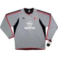 2003 04 ac milan player issue third ls shirt bnib