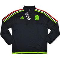 2015 16 mexico adidas 12 zip training top bnib