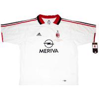 2003 ac milan match issue uefa super cup shirt bnib xl