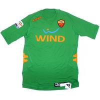 2011 12 roma player issue green gk shirt bnib