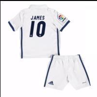 2016-17 Real Madrid Kids Home Mini Kit (James 10)