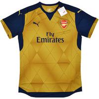 2015 16 arsenal player issue away european shirt pro fit bnib m