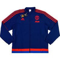 2015-16 Manchester United Adidas Presentation Jacket *BNIB* L