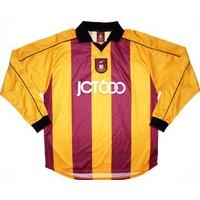 2001 03 bradford city home ls shirt m