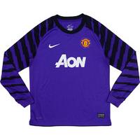 2010-11 Manchester United Purple GK Shirt (Very Good) XL.Boys