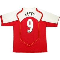 2004-05 Arsenal Home Shirt Reyes #9 (Good) XL