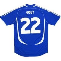 2007 Liechtenstein Match Issue European Championship Qualifiers Home Shirt Vogt #22