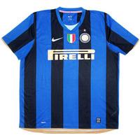 2008-09 Inter Milan Home Shirt (Excellent) L.Boys