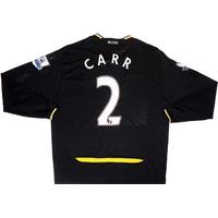 2009-10 Birmingham L/S Match Issue Away Shirt Carr #2