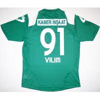 2011-12 Giresunspor Match Issue Home Shirt Vilim #91