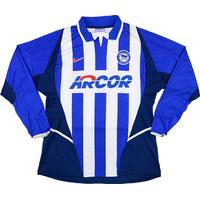 2002-03 Hertha Berlin Home L/S Shirt (Excellent) XL
