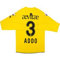 2009-10 Roda JC Match Issue Home L/S Shirt Addo #3 (v Ajax)