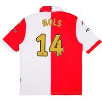 2008-09 Feyenoord Centenary Home Shirt Mols #14 (Excellent) XXL