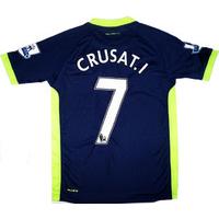 2011 12 wigan match worn away shirt crusati 7 v man city