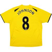 2008 09 fulham third shirt johnson 8 very good xl