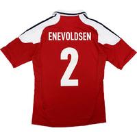 2012-13 Denmark Match Issue Home Shirt Enevoldsen #2