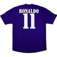 2002 03 real madrid centenary third shirt ronaldo 11 excellent xl