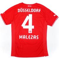 2013-14 Fortuna Dusseldorf Player Issue Home Shirt Malezas #4 *w/Tags*