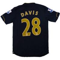 2007-08 Portsmouth Match Worn Third Shirt Davis #28