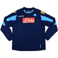 2011-12 Napoli Player Issue Champions League Navy GK Shirt *As New*
