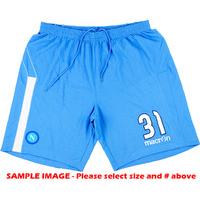 2011-12 Napoli Staff Worn Training Shorts (Excellent)