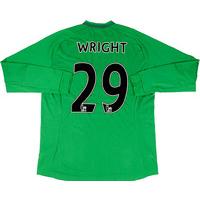 2012-13 Manchester City Match Issue GK L/S Shirt Wright #29