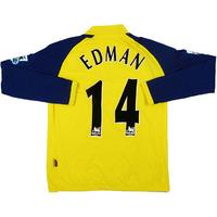 2005-06 Tottenham Match Issue Third L/S Shirt Edman #14