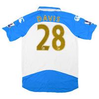 2008-09 Portsmouth Match Worn Away Shirt Davis #4