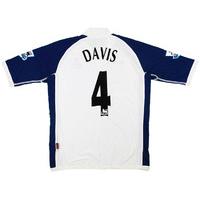 2005-06 Tottenham Match Issue Home Shirt Davis #4