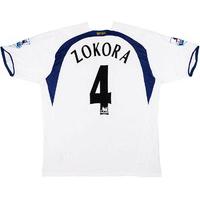 2006 07 tottenham match worn home shirt zokora 4 v chelsea