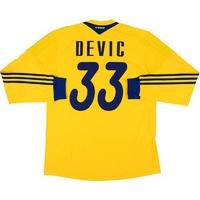 2013-14 Metalist Kharkiv Player Issue Home L/S Shirt Devic #33 *w/Tags*
