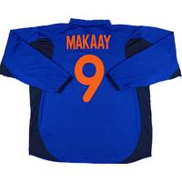 2000 holland match worn away ls shirt makaay 9 v belgium