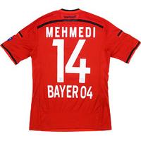 2015-16 Bayer Leverkusen Match Issue CL Third Shirt Mehmedi #14