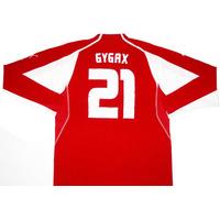 2004 06 switzerland match issue home ls shirt gygax 21