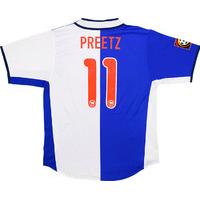 2001-02 Hertha Berlin Home Shirt Preetz #11