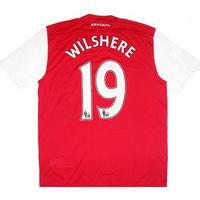 2011-12 Arsenal Home Shirt Wilshere #19 (Excellent) S