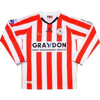 2007-08 Sparta Rotterdam Match Issue Home L/S Shirt #28 (Rutjes)