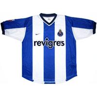 2000-01 Porto Home Shirt (Excellent) M