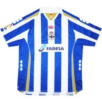 2007-08 Deportivo Home Shirt (Very Good) L