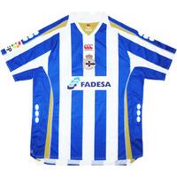 2007 08 deportivo home shirt very good l