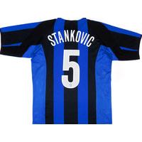 2004-05 Inter Milan Home Shirt Stankovic #5 *w/Tags* L