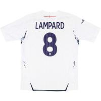 2007-09 England Home Shirt Lampard #8 (Excellent) S