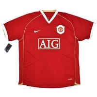 2006-07 Manchester United Home Shirt *w/Tags* XL