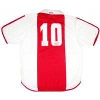 2000-01 Ajax Player Issue Centenary Home Shirt #10 (Knopper) XL