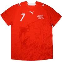 2006-08 Switzerland Match Issue Home Shirt #7