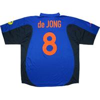 2000 holland u 21 european championship match issue away shirt de jong ...