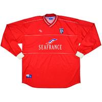 2002-03 Gillingham Away L/S Shirt (Excellent) XL