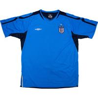 2006 07 england umbro training shirt good m