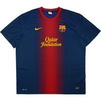 2012-13 Barcelona Home Stadium Shirt (Excellent) XXL